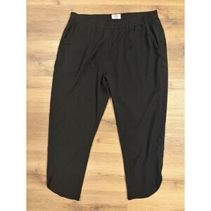 Marine Layer Women’s Black Pull On Pants XL 17 Elastic Waist Casual Ankle